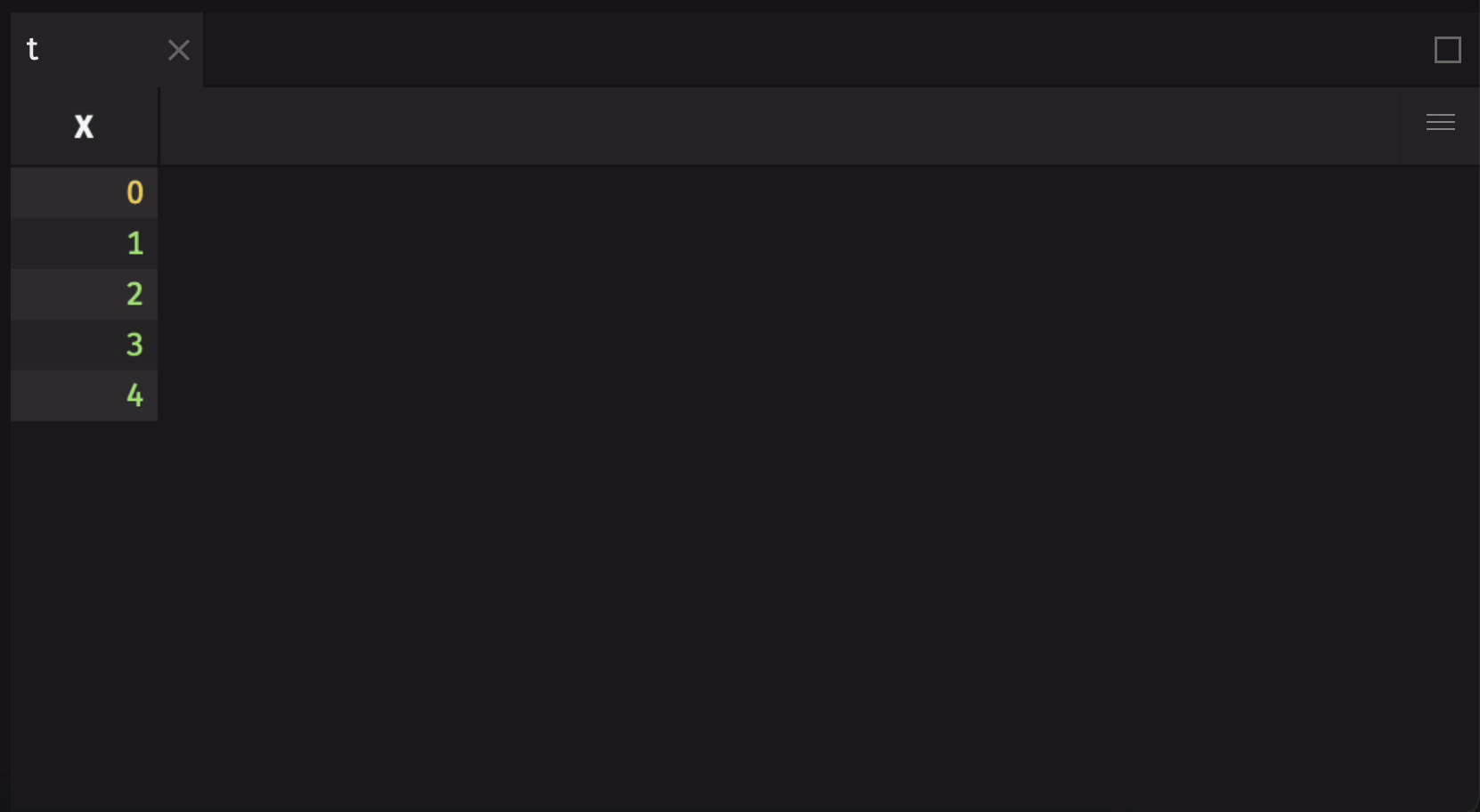 When initialize=False, a ring table does not initialize with data that existed in the source table before the ring table was created