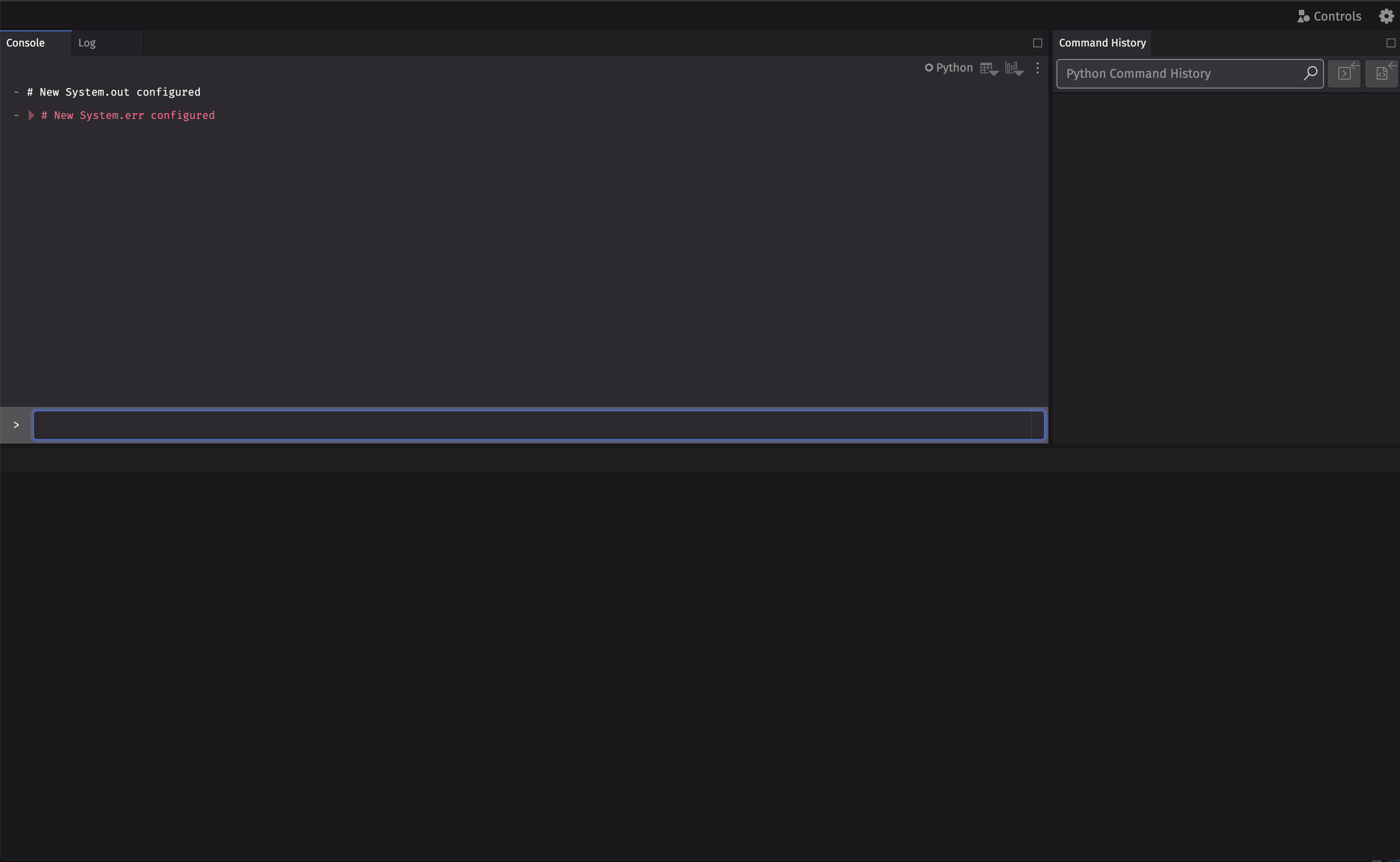 The Deephaven IDE upon startup