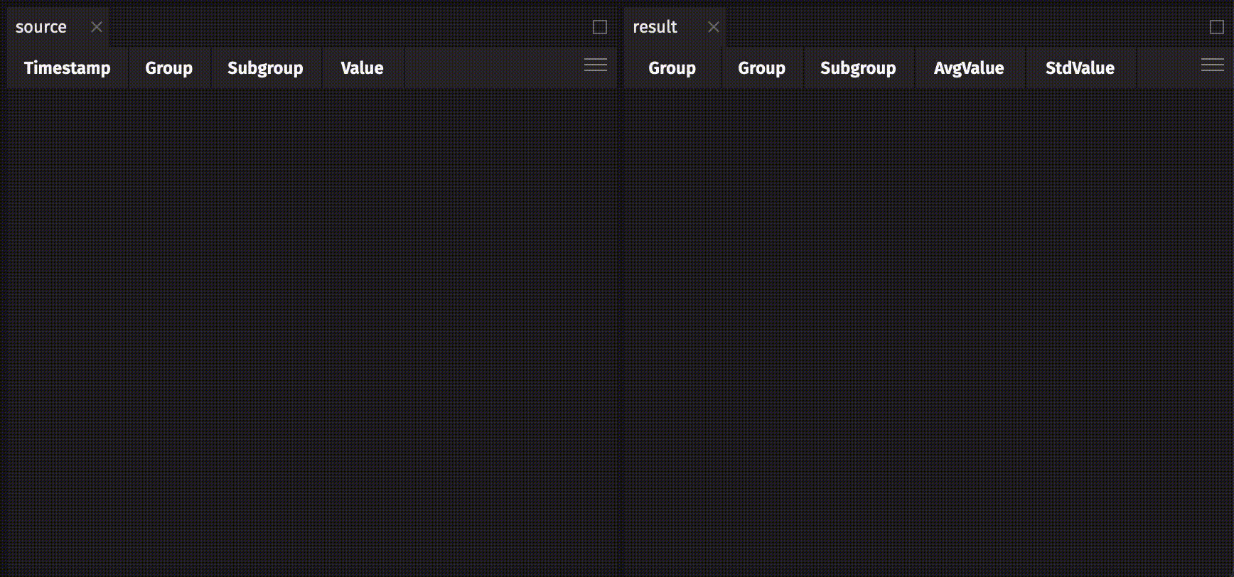 Creating a rollup table