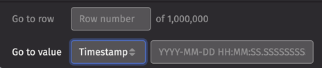 Go To Value menu option