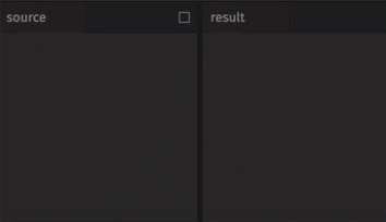 The source time table and the result ring table ticking side-by-side in the Deephaven console