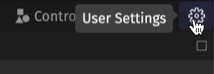 The User Settings icon