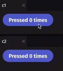Buttons with state