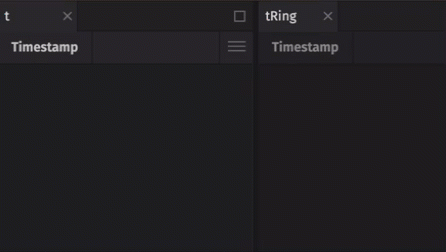 An append-only time table and a 5-row ring table