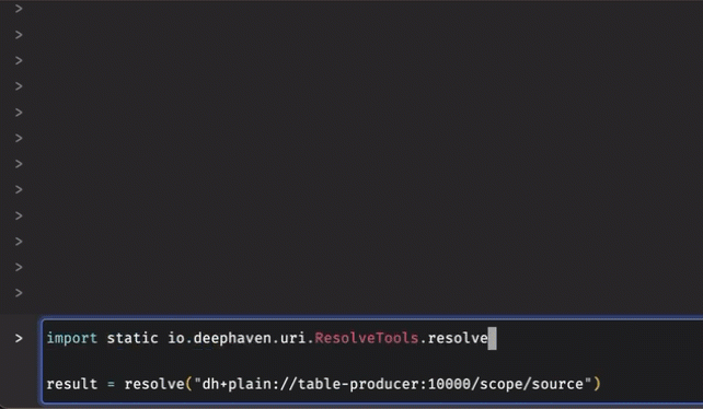 The above ticking table