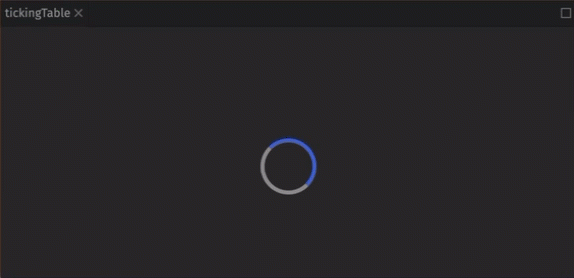 The above ticking table