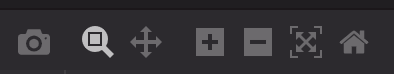A menu with options to download the snapshot, zoom, pan, scale, and reset axes