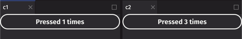 Each counter has its own state.