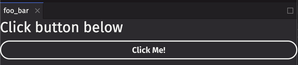 Custom component being displayed.