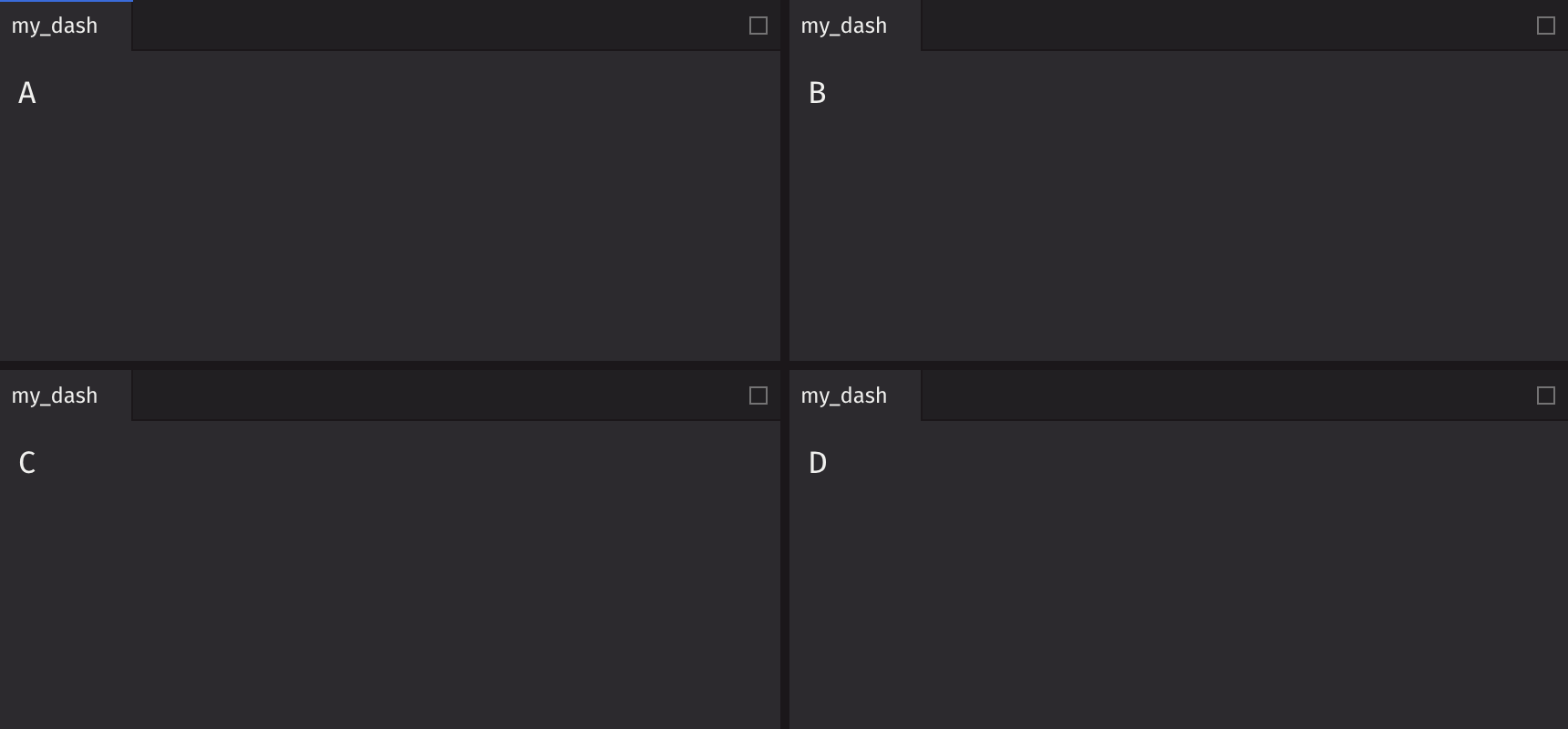 Dashboard Basic Example