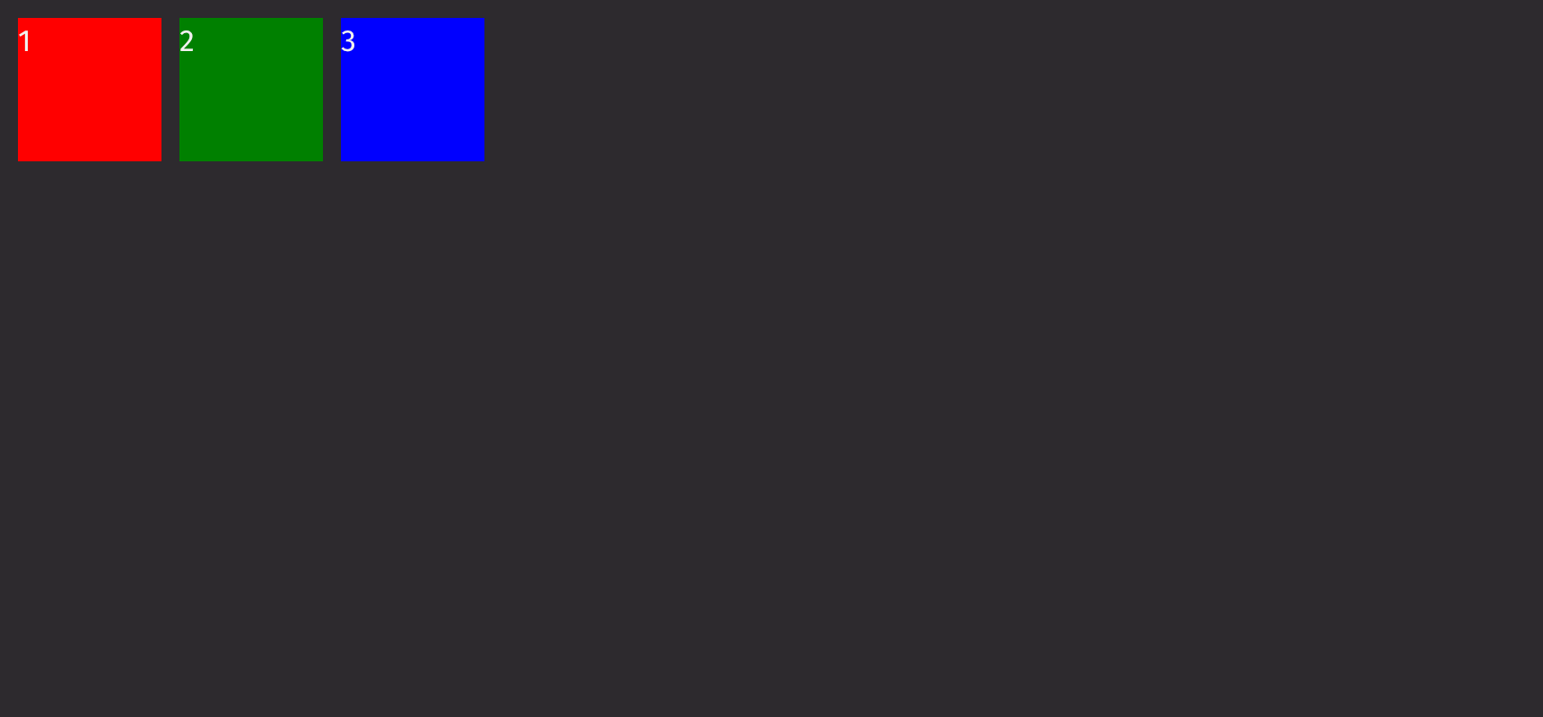 Flex Basic Example
