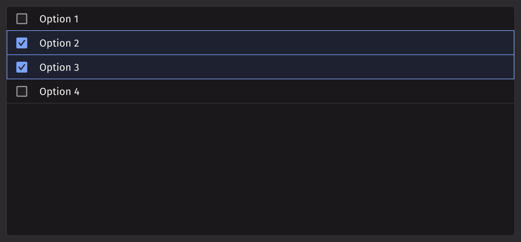 List View Basic Example