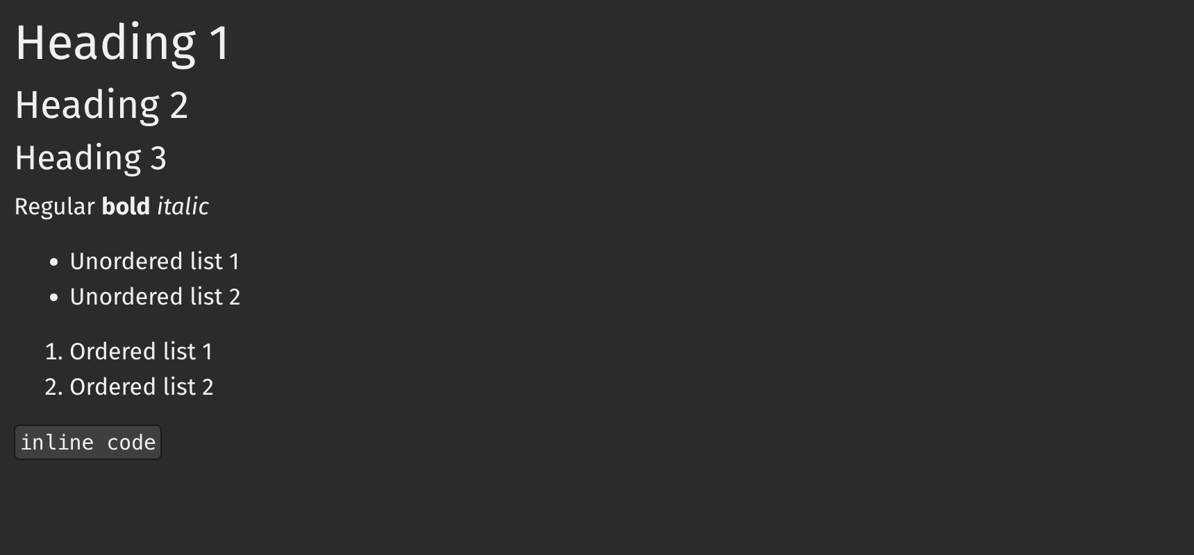 Markdown Basic Example