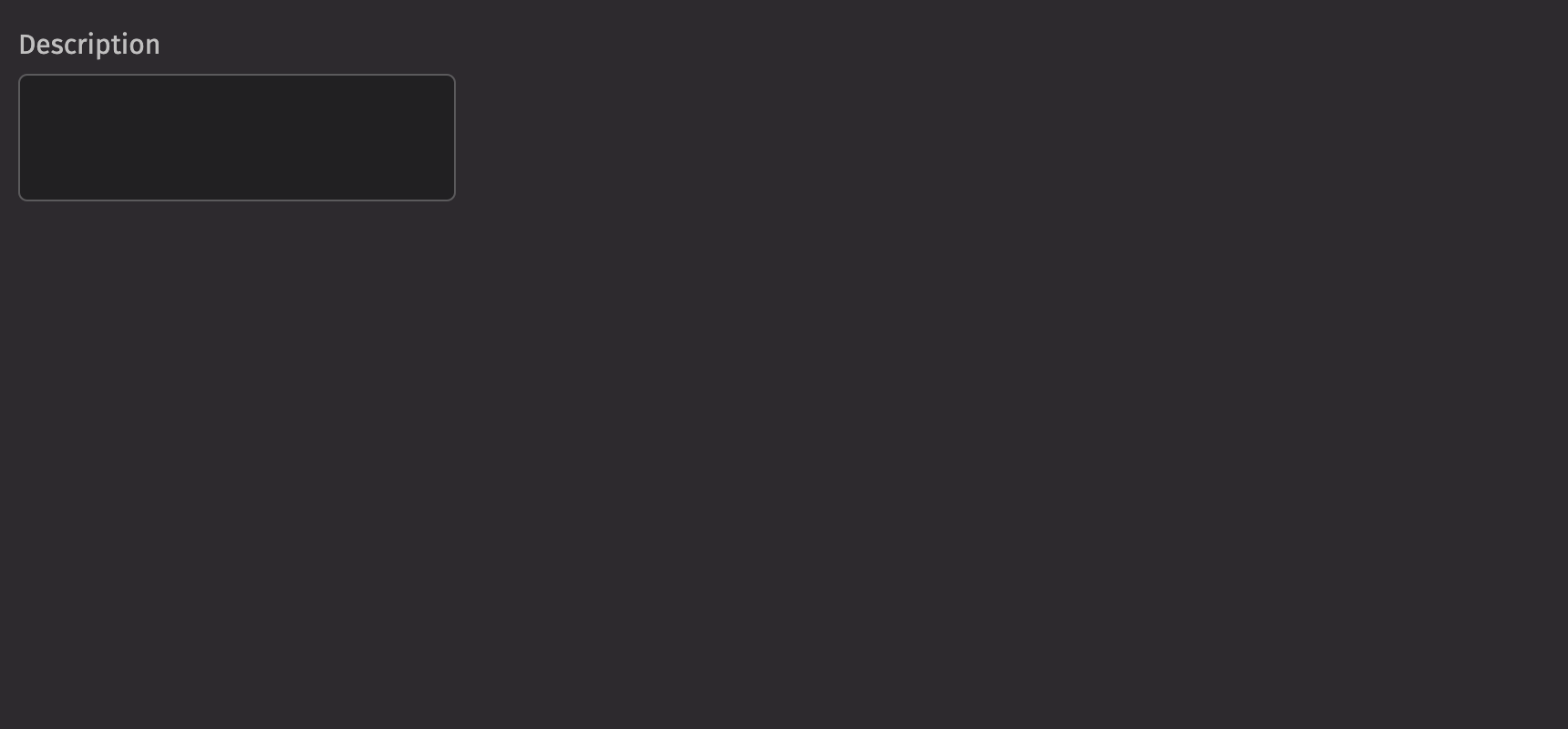 Text Area Basic Example