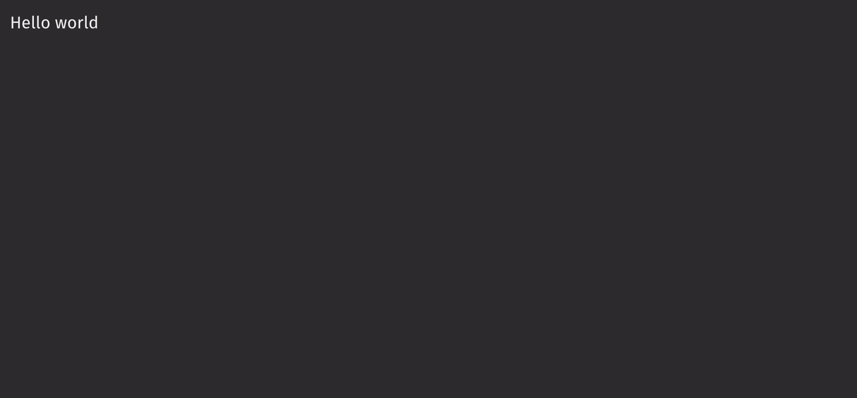 Text Basic Example