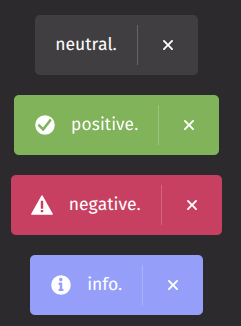 dark theme toast