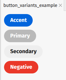 light theme buttons