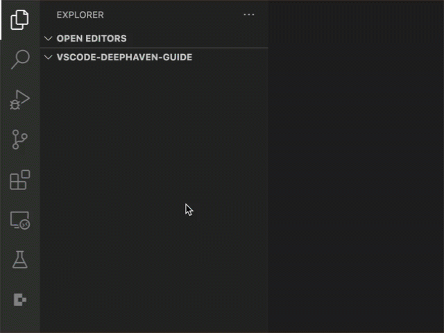 VS Code Activity Bar